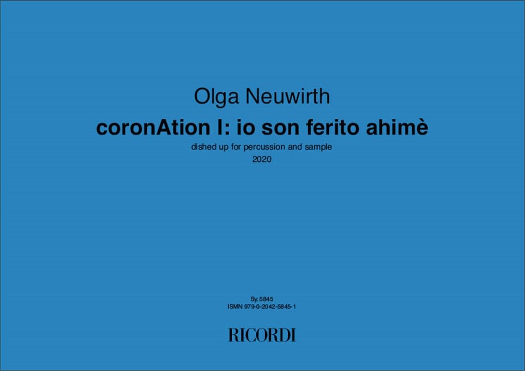 coronAtion I: io son ferito ahimè